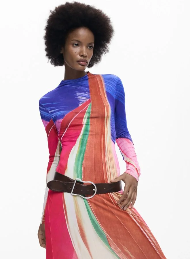 ديسيجوال فستان فني محبوك